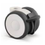 Koło hamowane fi 075mm 