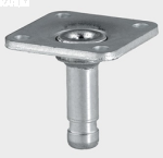 Płytka 65x65 z trzpieniem fi10 mm