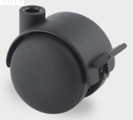 Koło hamowane fi 050mm