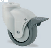 Koło hamowane fi125mm